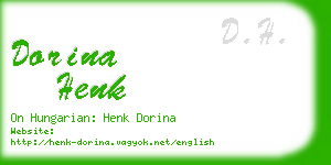 dorina henk business card